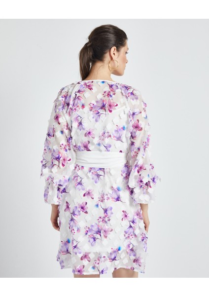 Kadın Çiçek Desenli Tunik - Kemer Detaylı - Modern ve Şık Tasarım - Günlük ve Özel Gün Için Tunik fırsatları