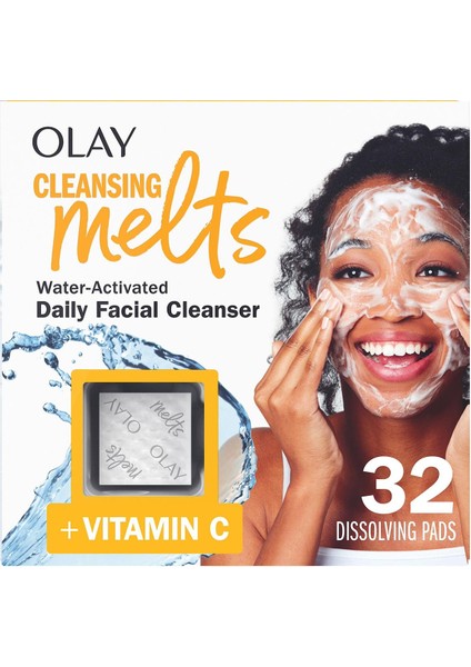 Cleansing Melts + Vitamin C Cilt Temizleyici Çözünen Ped 32 Adet