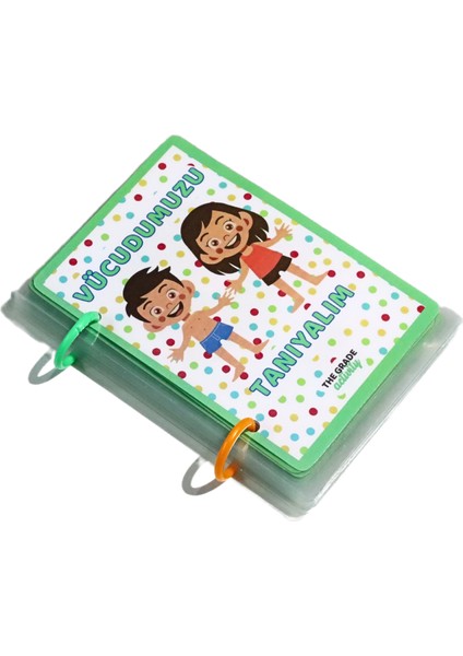 The Grade 2-6 Yaş Yaz-Sil Vücut Bölümleri.eğitici Aktivite Kartları.eğitici Set (32 Sayfa-12,5 cm x 10,5 Cm)