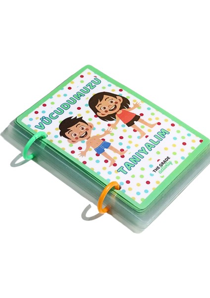 The Grade 2-6 Yaş Yaz-Sil Vücut Bölümleri.eğitici Aktivite Kartları.eğitici Set (32 Sayfa-12,5 cm x 10,5 Cm) fırsatları