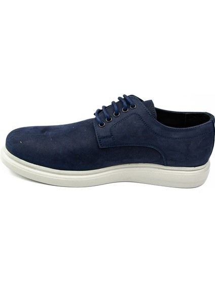 1008 Lacivert Nubuk Deri Erkek Günlük Ayakkabı modelleri