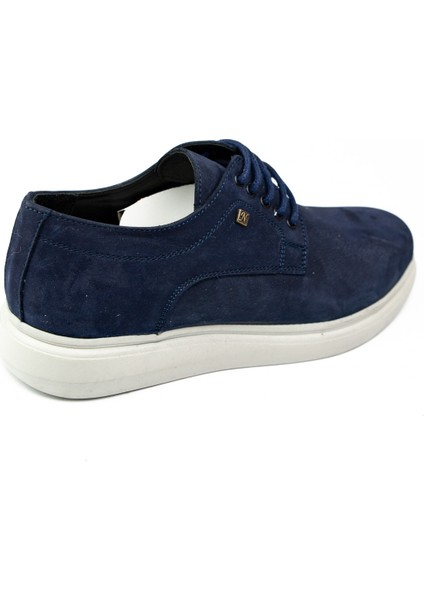 1008 Lacivert Nubuk Deri Erkek Günlük Ayakkabı fırsatları