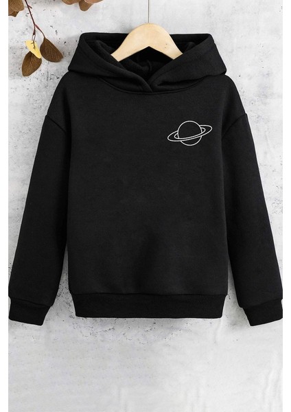 Only Trendwear Çocuk Saturn Temalı Baskılı Sweatshirt