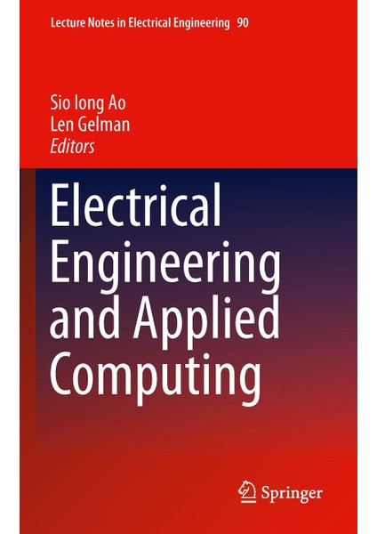 Electrical Engineering And Applied Computing - Sio Iong Ao