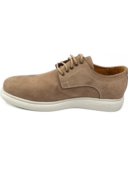 1008 Beyaz Taban Kum Nubuk Deri Erkek Günlük Ayakkabı modelleri