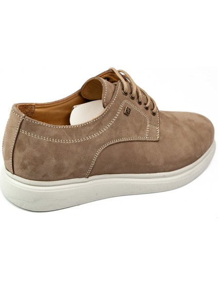 1008 Beyaz Taban Kum Nubuk Deri Erkek Günlük Ayakkabı fırsatları