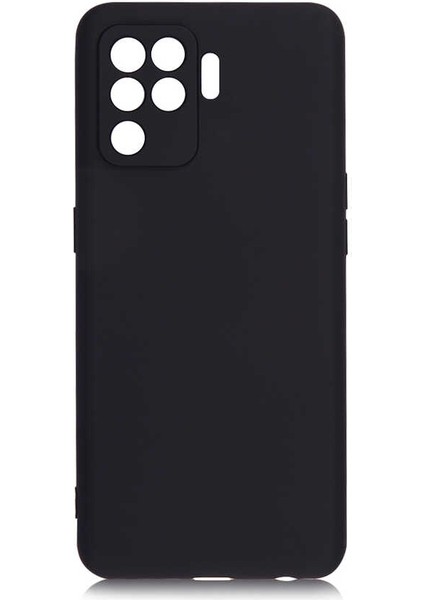 Oppo Reno 5 Lite Kılıf Zore Premier Silikon Kapak-Siyah