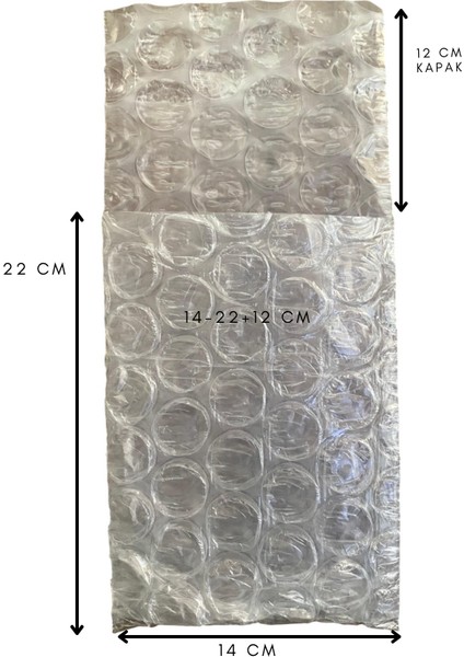 Büyük Balonlu Torba 14 x 22 + 12 cm 5'li Paket Premium