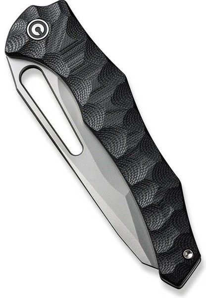 Spiny Dogfish Thumb Hole Knife Black G10 Handle Çakı indirimleri