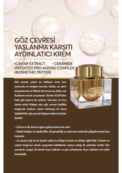 Göz Çevresi Yaşlanma Karşıtı Aydınlatıcı Krem 30 ml