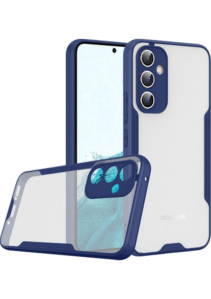 Galaxy A14 Kılıf Zore Parfe Kapak-Lacivert