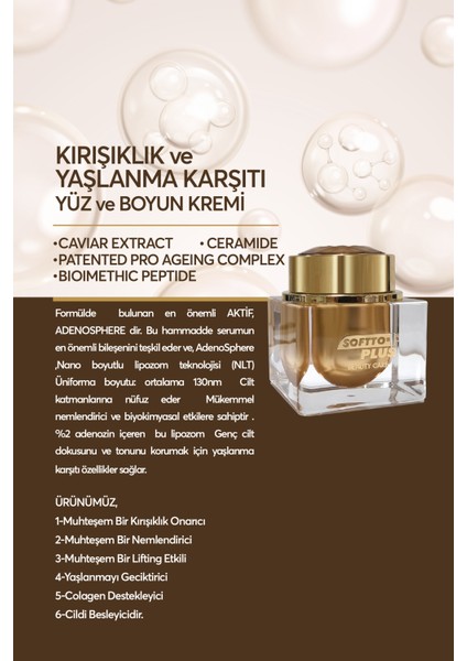 Yüz ve Boyun Kremi 50 ml