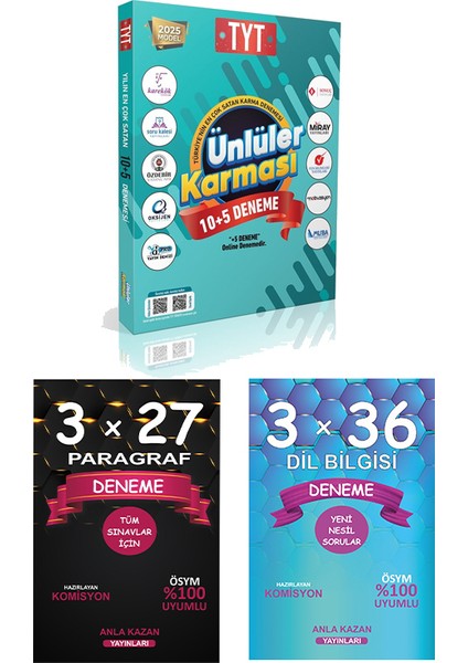 2025 Tyt 10 / 5 Deneme / Paragraf / Dilbilgisi Denemeleri