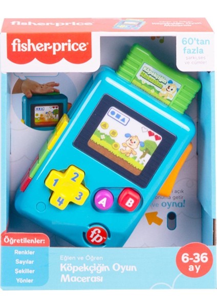 HBC91 Fisher-Price® Eğlen ve Öğren Köpekçiğin Oyun Macerası, Türkçe / +6 Ay