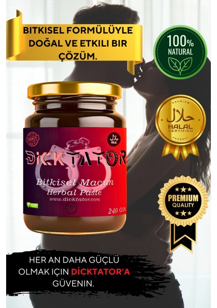 Dicktator 240gr Performans Kuvvet Macun – Gold Seri, Kuvvet ve Güç Kaynağı Made in Usa