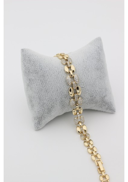 Petek Zirkon Taşlı Bileklik