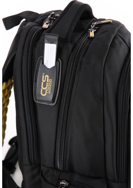 51439 17 Inc Laptop Bölmeli Su Geçirmez Sırt Çantası Siyah indirimleri