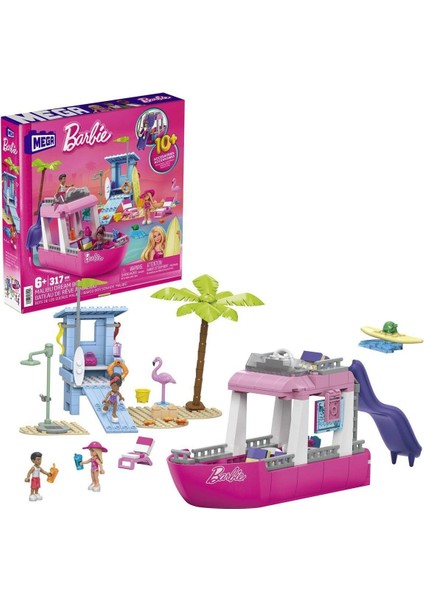 HPN79 Mega Barbie® Malibu Rüya Teknesi™ 317 Parça +6 Yaş