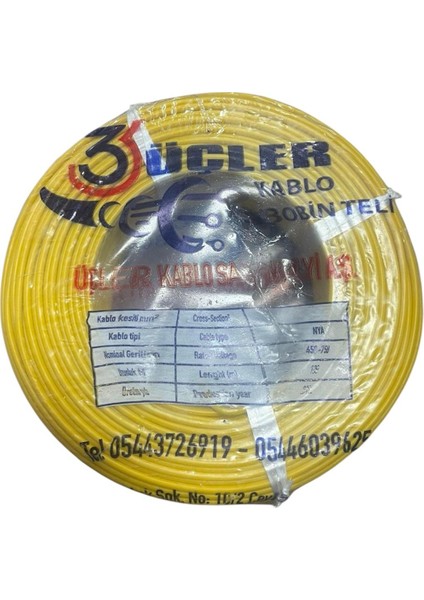 2,5 mm Nya Kablo Tek Damar