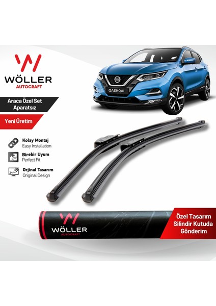 Nissan Qashqai Silecek 2014 2021 Silecek Takımı Araca Özel