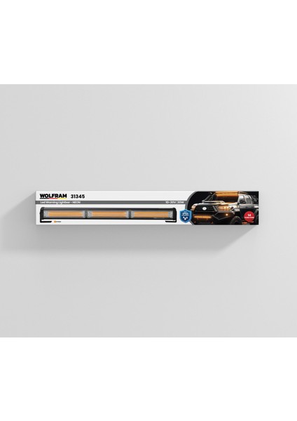 LED Ikaz Lambası Neon 14 Fonksiyon 45 cm 10/30V E-Belgeli 30W