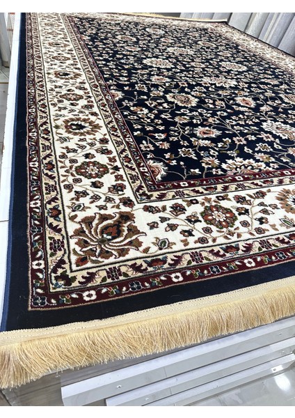 Etnik Desen Ipek Halı Lacivert Serpme Desen Halı fiyatları