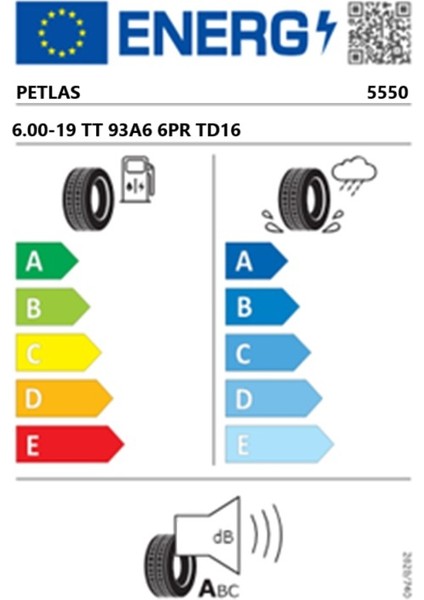 6.00-19 Tt 93A6 6pr TD16 Traktör Ön Lastiği (Üretim TARIHI:2025) fiyatları
