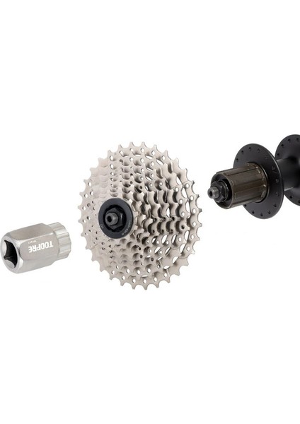 Toopre Dağ Bisikleti Volan Sökme Anahtarı Aracı Bisiklet Kaset Volan Kulesi Tekerlek Sökme ve Montaj Manşonu (Yurt Dışından) fırsatları