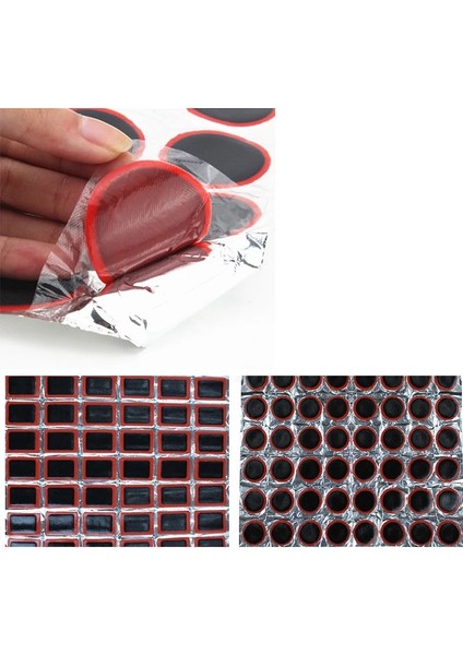 Yunjin Shop Kare Tarzı Taşınabilir Dağ Bisikleti Tamir Takımı Bisiklet Lastiği Kauçuk Delinme Soğuk Yama Bisiklet Lastiği Çok Amaçlı Acil Durum T Için Tamir Tutkalı (Yurt Dışından)