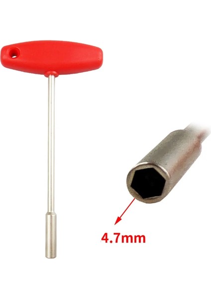 4,7 mm Stili Bisiklet Gizli Konuştu Anahtarı Gerdirici Çelik Mtb Dağ Bisikleti T Şekilli Kol Yerleşik Konuştu Kapağı Gadget'ı (Yurt Dışından)