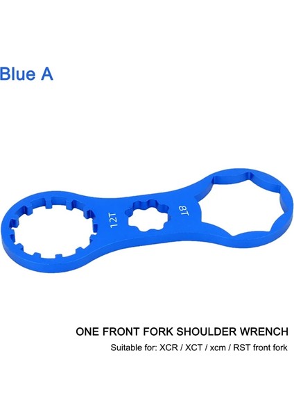 Mavi 99X35X4MM Stili Suntour Xcmxcrxctrst Için Bisiklet Ön Çatal Anahtarı Dağ Mtb Bisiklet Ön Çatal Kapağı Anahtarı Sökme Onarım Aracı (Yurt Dışından)