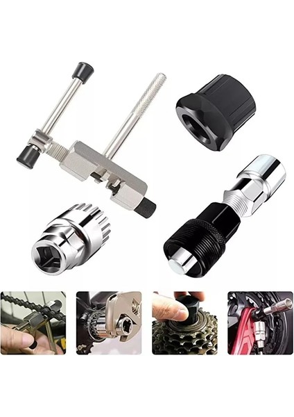 2 Adet Rama Tools Stili Bisiklet Tamir Alet Takımları Dağ Bisikleti Zincir Kesicibraket Sökücüzincir Sökücüserbest Çark Sökücükrank Çektirici Sökücü (Yurt Dışından) fiyatları