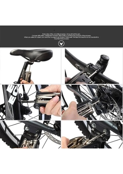 Yunjin Shop 1 Bilgisayar Stili Mtb Bisiklet Taşınabilir Soket Bisiklet Çoklu Tornavida Tamir Takımı Bisiklet Motosiklet Mekanik Alet Seti Touring Cep (Yurt Dışından) fırsatları