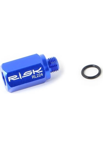 Taşma Hunisi Adaptör Stili Rısk RL224 Mtb Yola Dönüştürme Hidrolik Disk Fren Bisiklet Bisiklet Hava Alma Huni Adaptörü ve O Ring Dönüştürücü (Yurt Dışından)