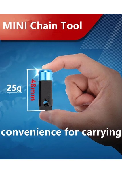 Vyce Stili Oem Bisiklet Zinciri Mini Dağ Bisikleti Zinciri Hızlı Bağlantı Bisiklet Ölçer Aracı Kaliperler Ölçmek Vida Zinciri Kanca Sihirli Toka Onarım Aracı (Yurt Dışından) fırsatları
