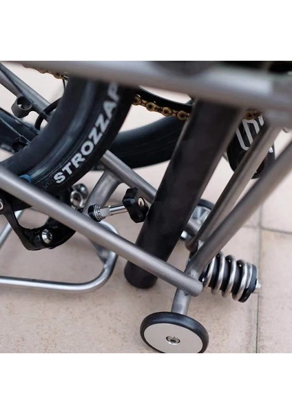 H49 Altın Stili Brompton Park Plakası Için Katlanır Bisiklet Park Aksesuarları Titanyum Ultralight Aksesuarları 3 Renk Raytheon Çekiç (Yurt Dışından) indirimleri