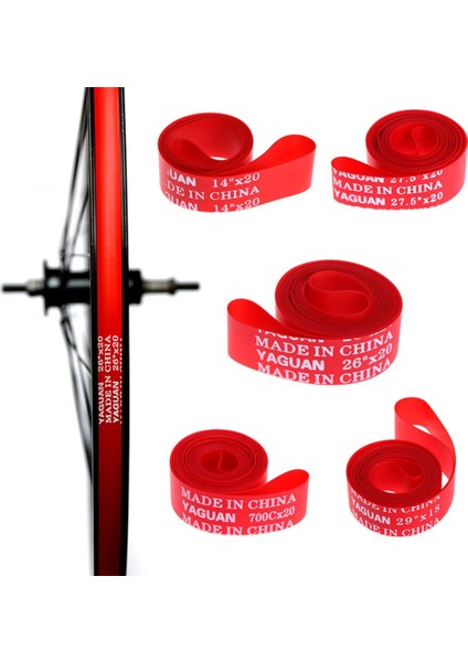 Yunjin Shop 12 Inç Tarzı 2 Adet Bisiklet Lastiği Jant Bantları Mtb Yol Bisikleti Jant Bant Şeritleri C Bisiklet Aksesuarları Için (Yurt Dışından) fırsatları