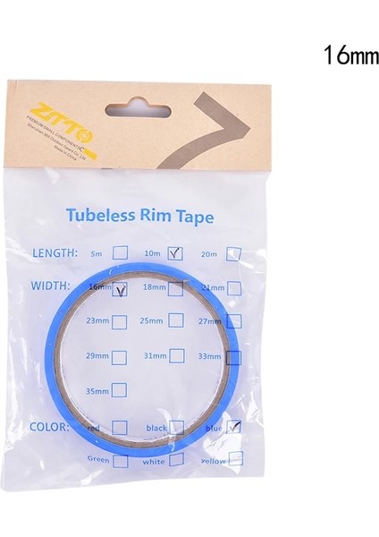 16MM Tarzı 1 Adet Nopp Özel Yapıştırıcı Bisiklet Tubeless Jant Bantları 10M Yol Bisikleti Jant Bant Şeritleri Dağ Bisikleti Tekerlek Genişliği mm (Yurt Dışından)