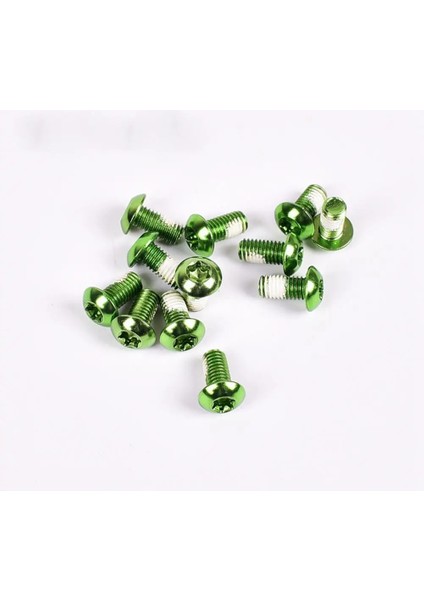 Yeşil Stil Ack Renkli Mtb Bisiklet Bisiklet Disk Fren Rotor Torx T25 Cıvata Paslanmaz Çelik M5 * 10MM Yol Bisikleti Disk Fren Rotor Vidaları (Yurt Dışından)