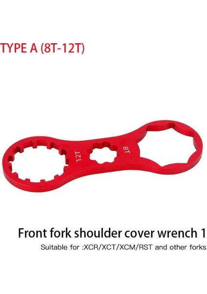 Kırmızı Tip A Stili 3IN1BICYCLE Ön Çatal Tamir Takımı Mtb Bisiklet Ön Çatal Omuz Kapağı Kapağı Anahtarı Sr Suntour Xcrxctxcmrst Sökme Aracı (Yurt Dışından)