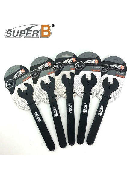 TB-8652 17 mm Stili Için Anahtarların Koniye Daha Kolay Hareket Ettirilmesi Için Sürgülü Kenar Için Süper B Bisiklet Göbeği Koni Anahtarı (Yurt Dışından)