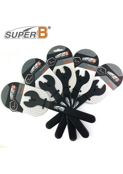 TB-8652 17 mm Stili Için Anahtarların Koniye Daha Kolay Hareket Ettirilmesi Için Sürgülü Kenar Için Süper B Bisiklet Göbeği Koni Anahtarı (Yurt Dışından)