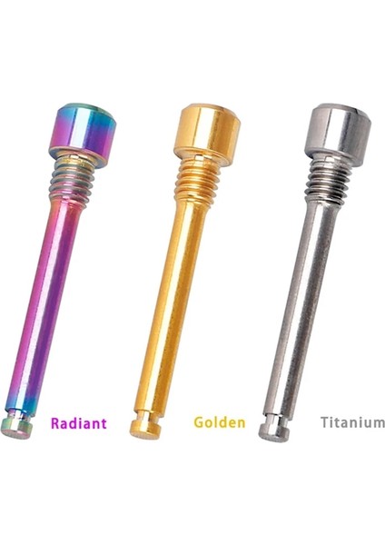 Titanyum Tarzı Bisiklet Disk Fren Balatası Için M4 Titanyum Cıvataları Dişli Pim Uçları Xt R Xt Hidrolik Disk Kaliper Için Vida (Yurt Dışından)