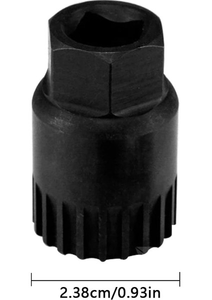 Siyah Stil Bisiklet Alt Braketi Mtb Bisiklet Krank Çıkarıcı Sökücü Alt Braket Onarım Aracı 20 Diş Fit Teşhis Aracı Onarım (Yurt Dışından)