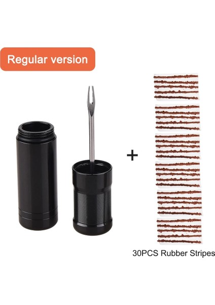 Araç A Set Plus Stili Bisiklet Tubeless Lastik Tamir Takımı Lastik Matkap Kauçuk Şeritler Lastik Delinme Mastik Bisiklet Tamir Araçları (Yurt Dışından)