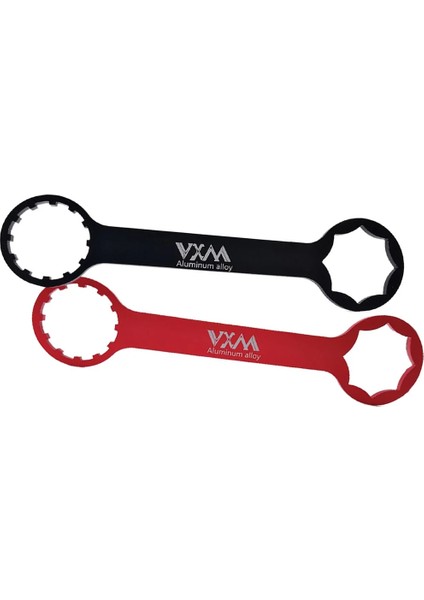 Yunjin Shop Siyah Stil Bisiklet Bisiklet Anahtarı Çatal Kapak Sökme Anahtarı Xcrrstxcm Çatal Alüminyum Alaşım Bisiklet Anahtarı Yüksek Sıcak (Yurt Dışından)