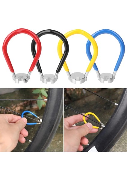 Kırmızı Stil Yeni Bisiklet Konuştu Anahtar Tekerlek Konuştu Anahtarı Aracı Nipeller Bisiklet Tamir Araçları Bisiklet Anahtarı Mtb Araçları Ayarlanabilir Bisiklet Aracı (Yurt Dışından)