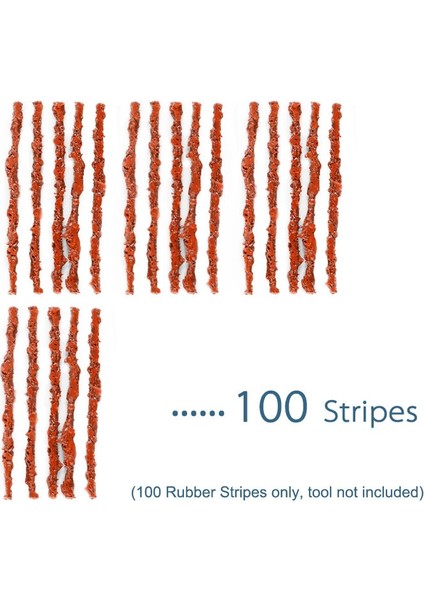 TOL165B100PC Stili Deemount Orijinal Bisiklet Tubeless Lastik Tamir Aracı Acil Tutkalsız Onarım Opsiyonel Kauçuk Şerit Için Lastik Matkap Delinme (Yurt Dışından)