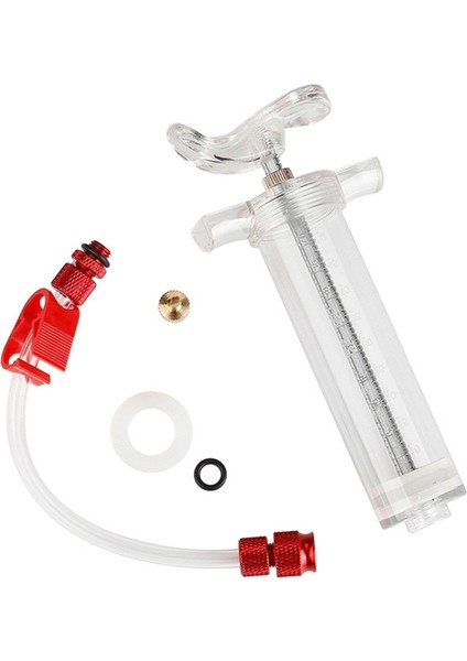 Kırmızı Stil Mtb Bisiklet Yol Bisiklet Mastik Enjektör Tubeless Lastik Lastik 50ML Şırınga Kiti Şırınga Kauçuk Hortum Kiti Bisiklet Tamir Araçları (Yurt Dışından)