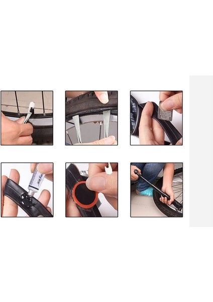 Tutkal Stili ile Sahoo Bisiklet Düz Lastik Tamir Kiti Bisiklet Aletler Seti Kiti Taşınabilir Fetal Kılıf ile Sit (Yurt Dışından) modelleri